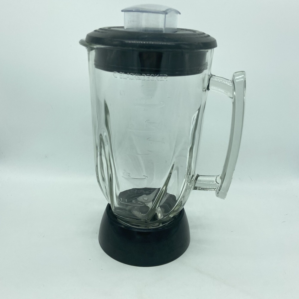 Black & Decker 6-Cup Glass Blender Jar Replacement Pitcher Lid Blade Base‎ Set